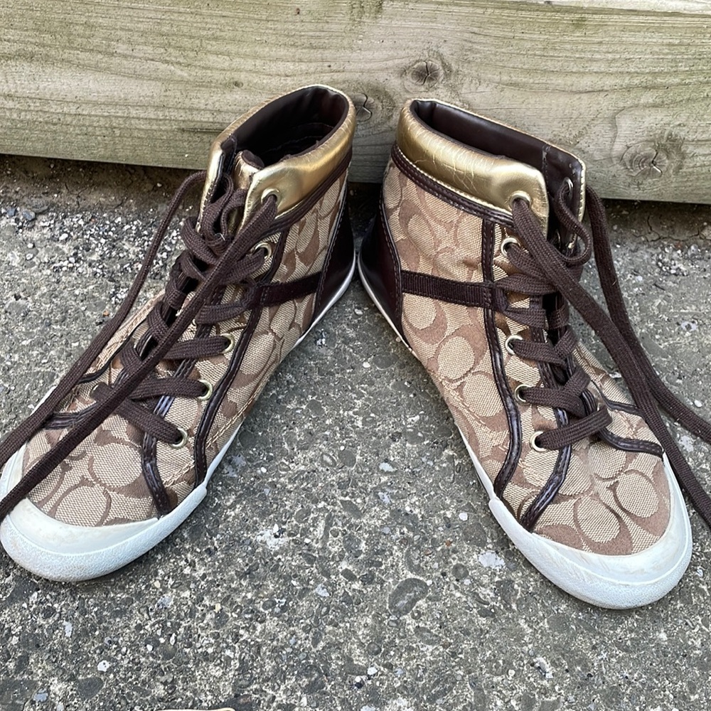 Coach high top sneakers